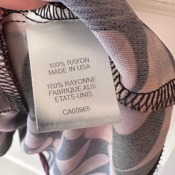 Vintage Y2K Nannette Lepore Babydoll Blouse L Stretch Gathered V-Neck Retro - Picture 4 of 16